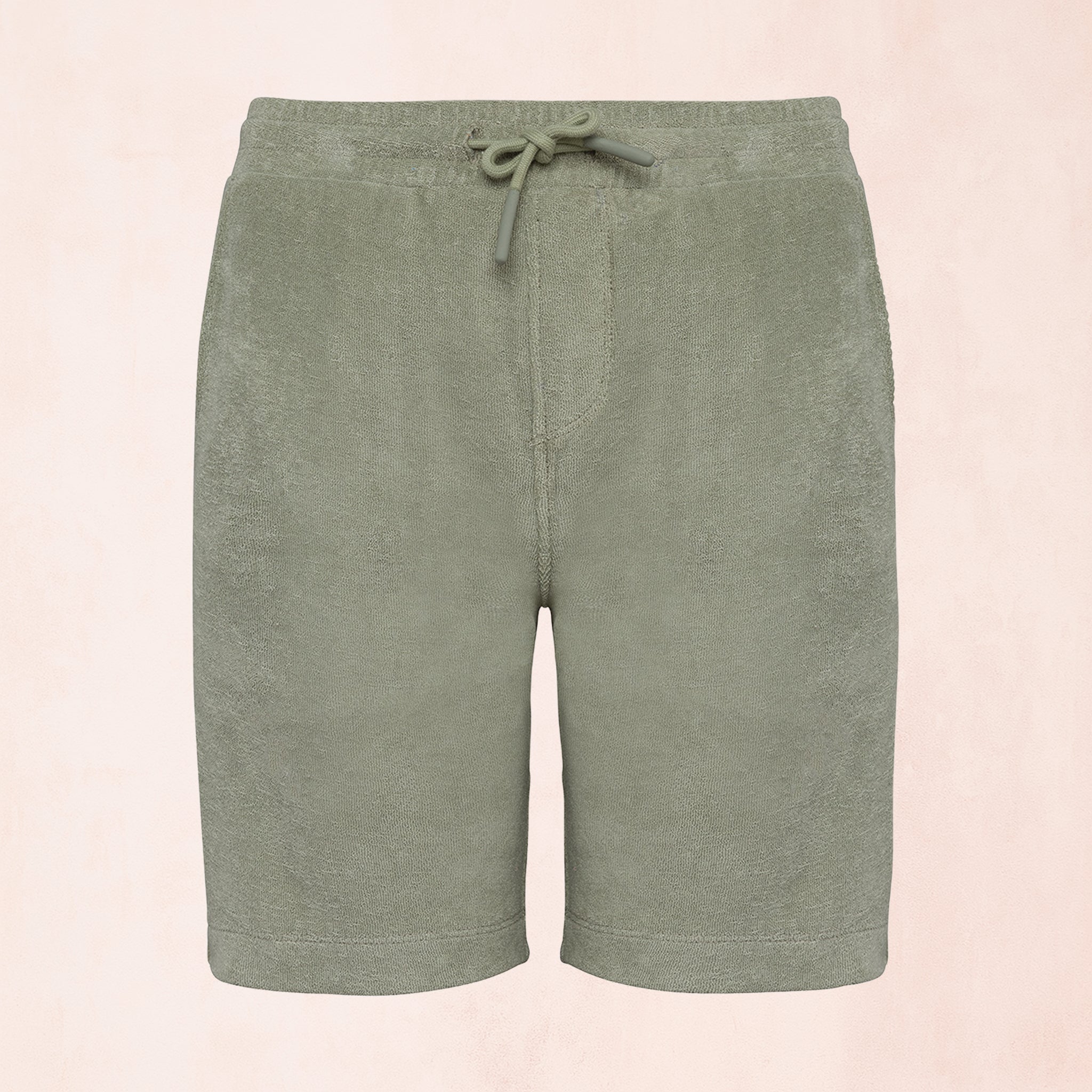 Barnshorts i frotté av ekologisk bomull och återvunnen polyester