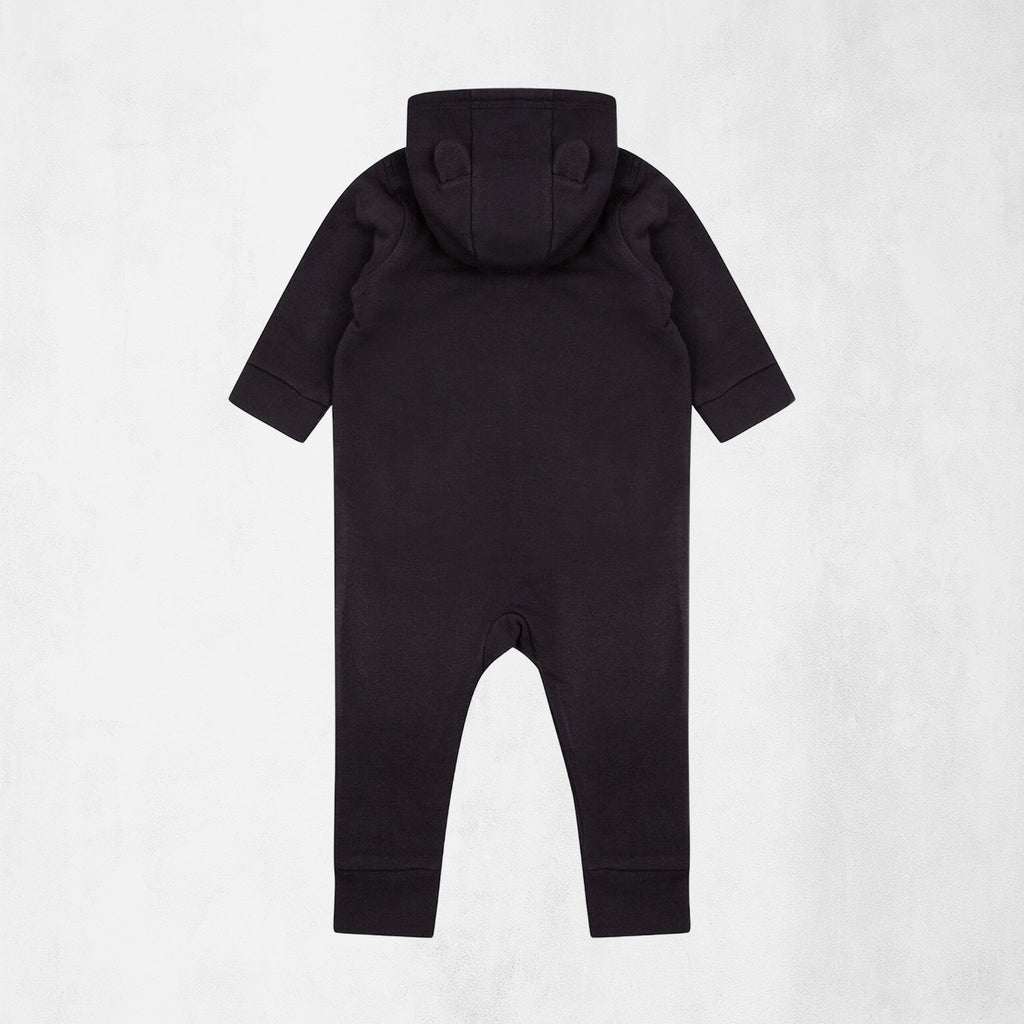 Overall i mjuk fleece med huva och örondetaljer för baby & småbarn