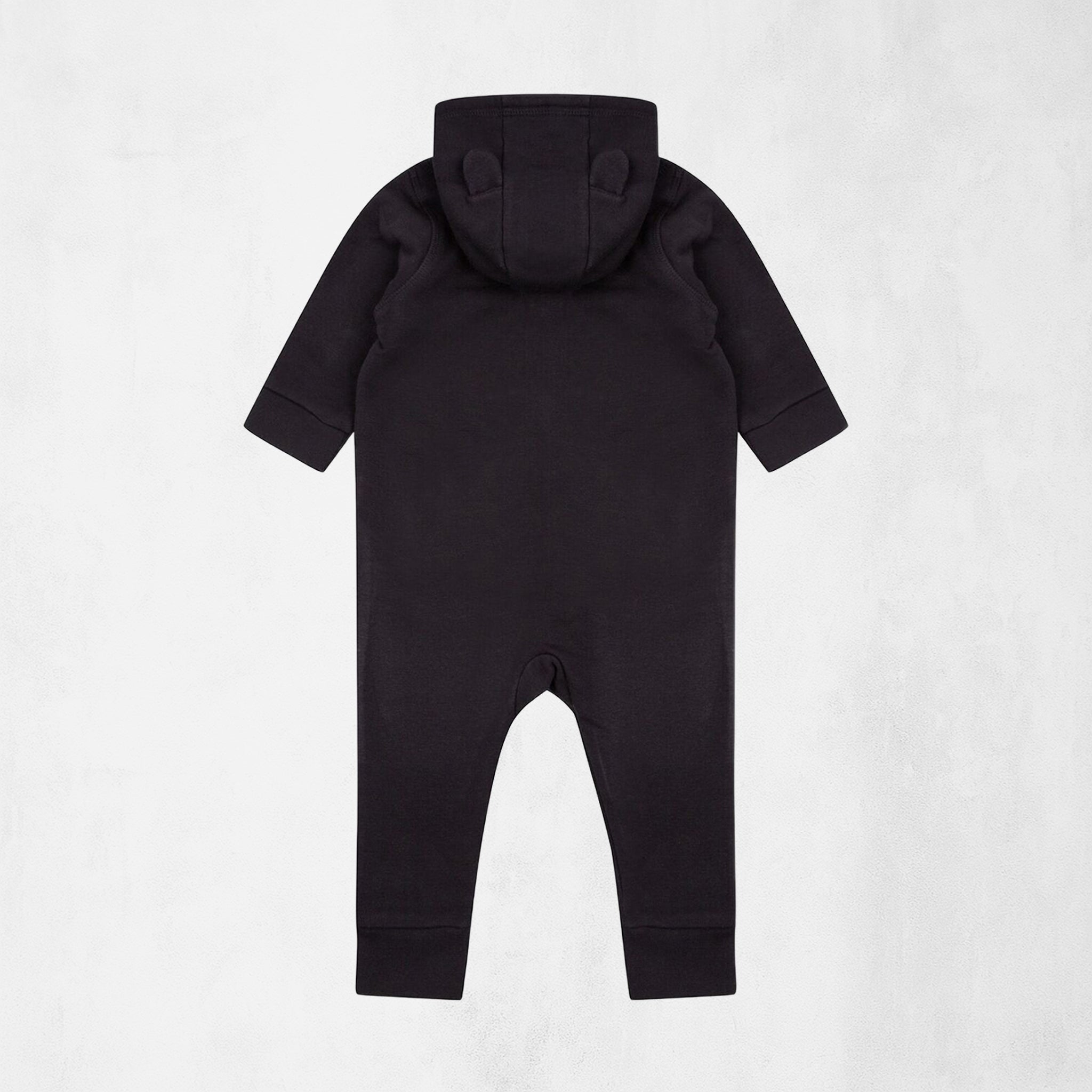Overall i mjuk fleece med huva och örondetaljer för baby & småbarn