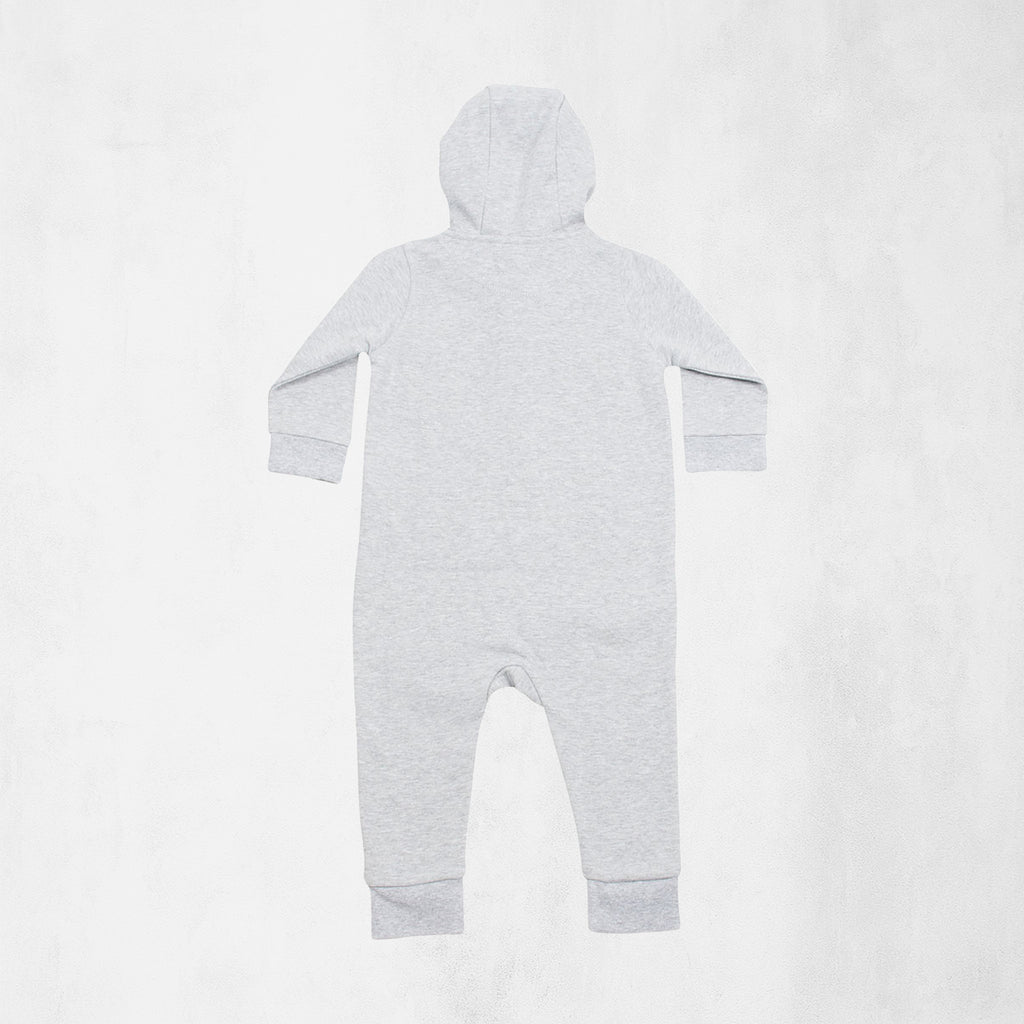 Overall i mjuk fleece med huva och örondetaljer för baby & småbarn