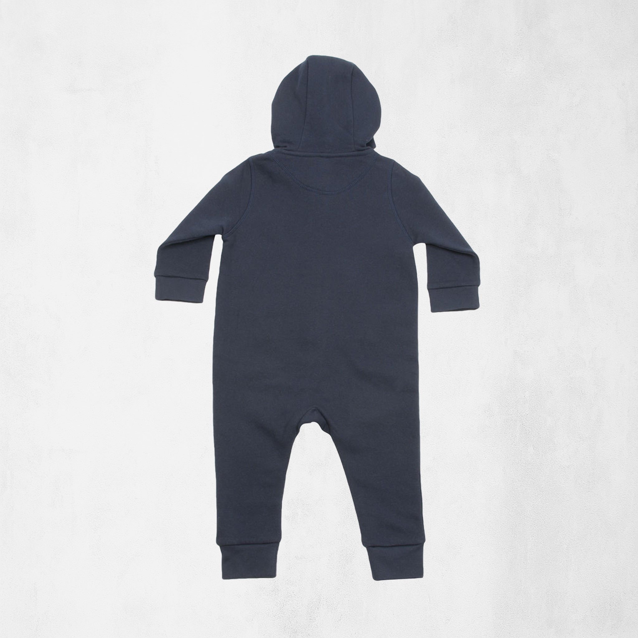 Overall i mjuk fleece med huva och örondetaljer för baby & småbarn