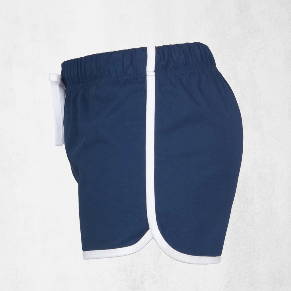 Retro shorts i bomull för barn