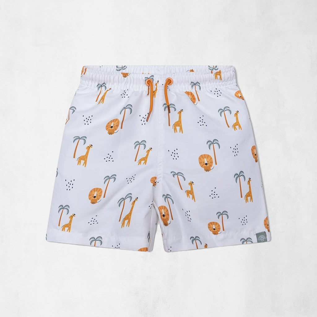 Badshorts för barn med UPF50+ i flera mönster