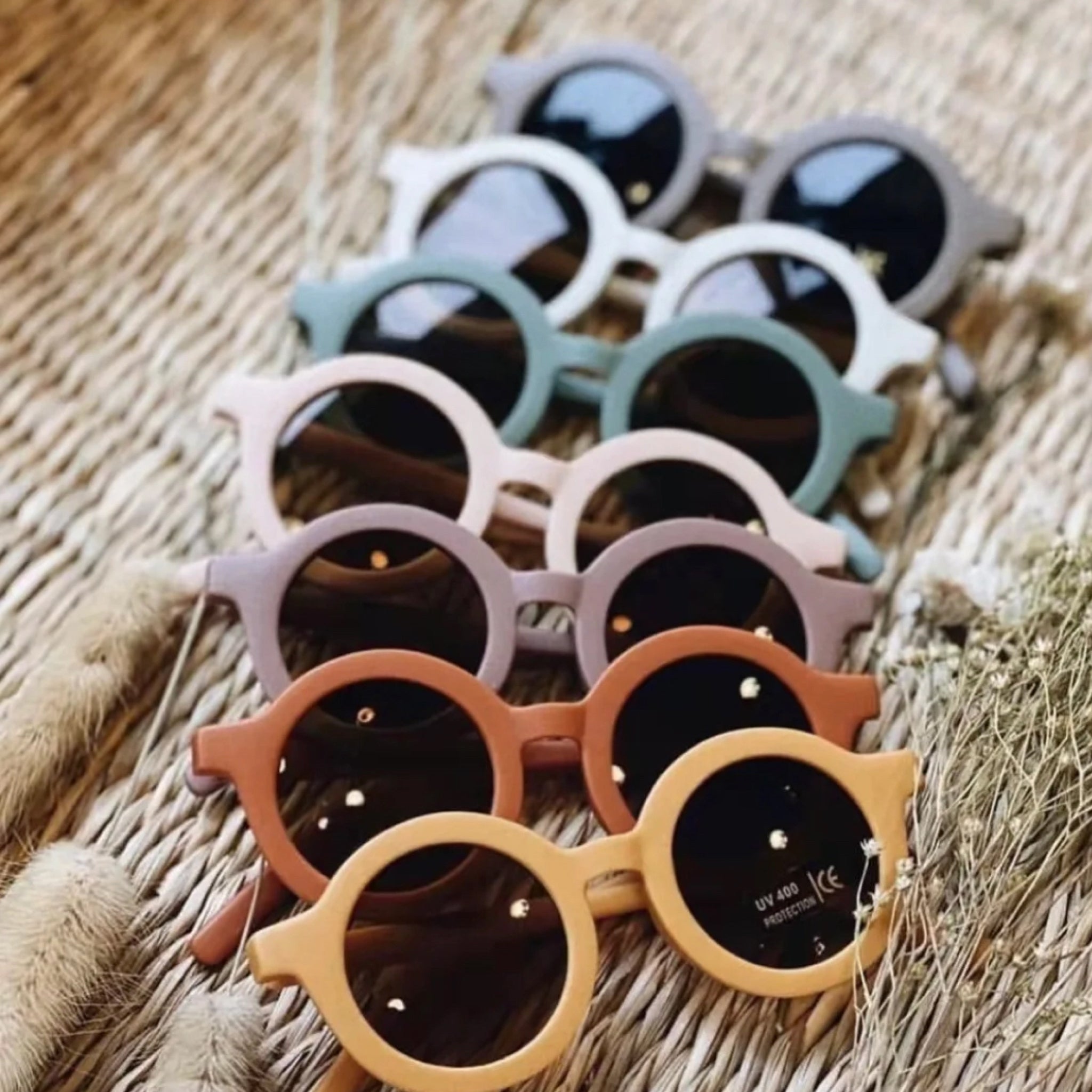 Retro solglasögon för baby och småbarn i flera färger