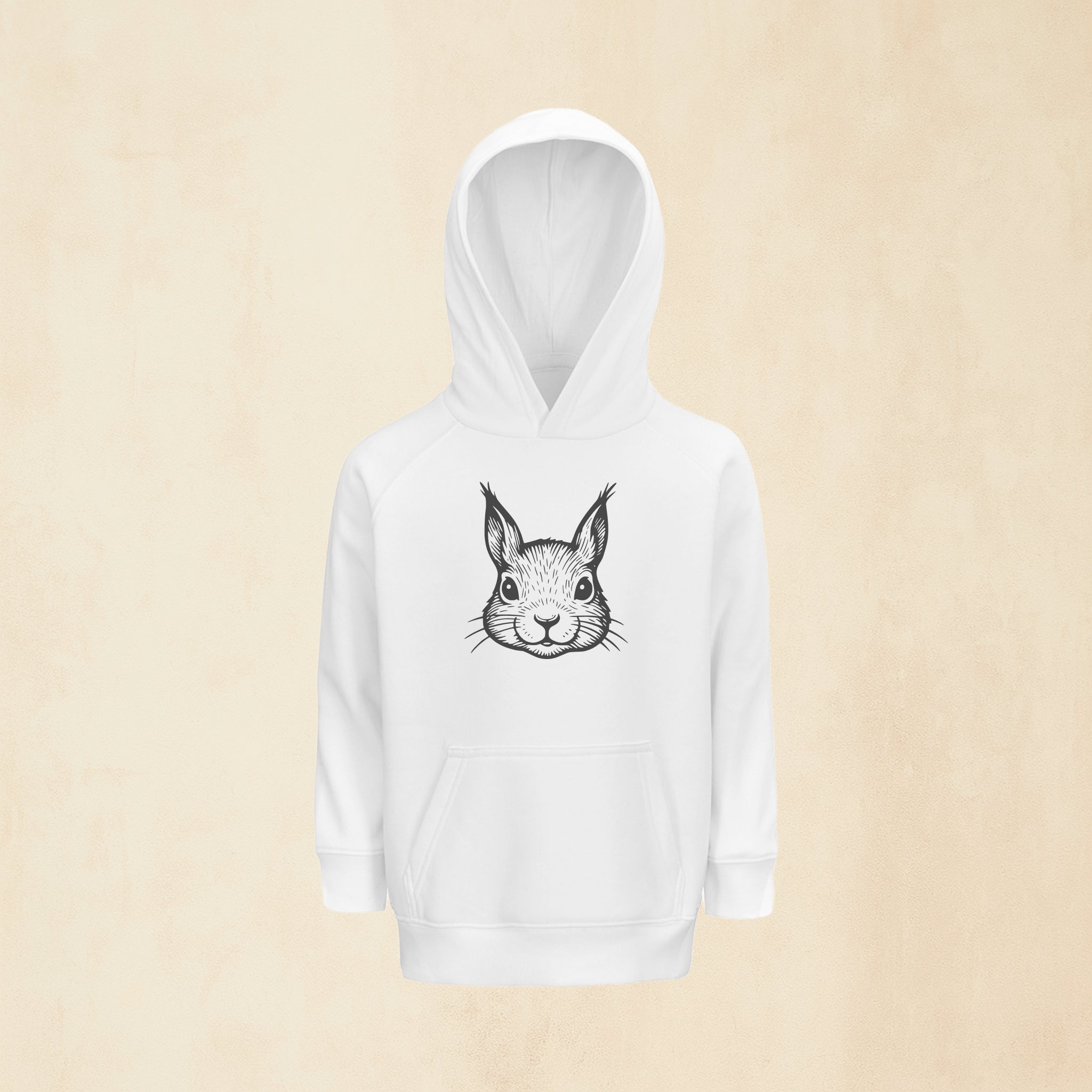 Hoodie med busig ekorre | Safari & Skog