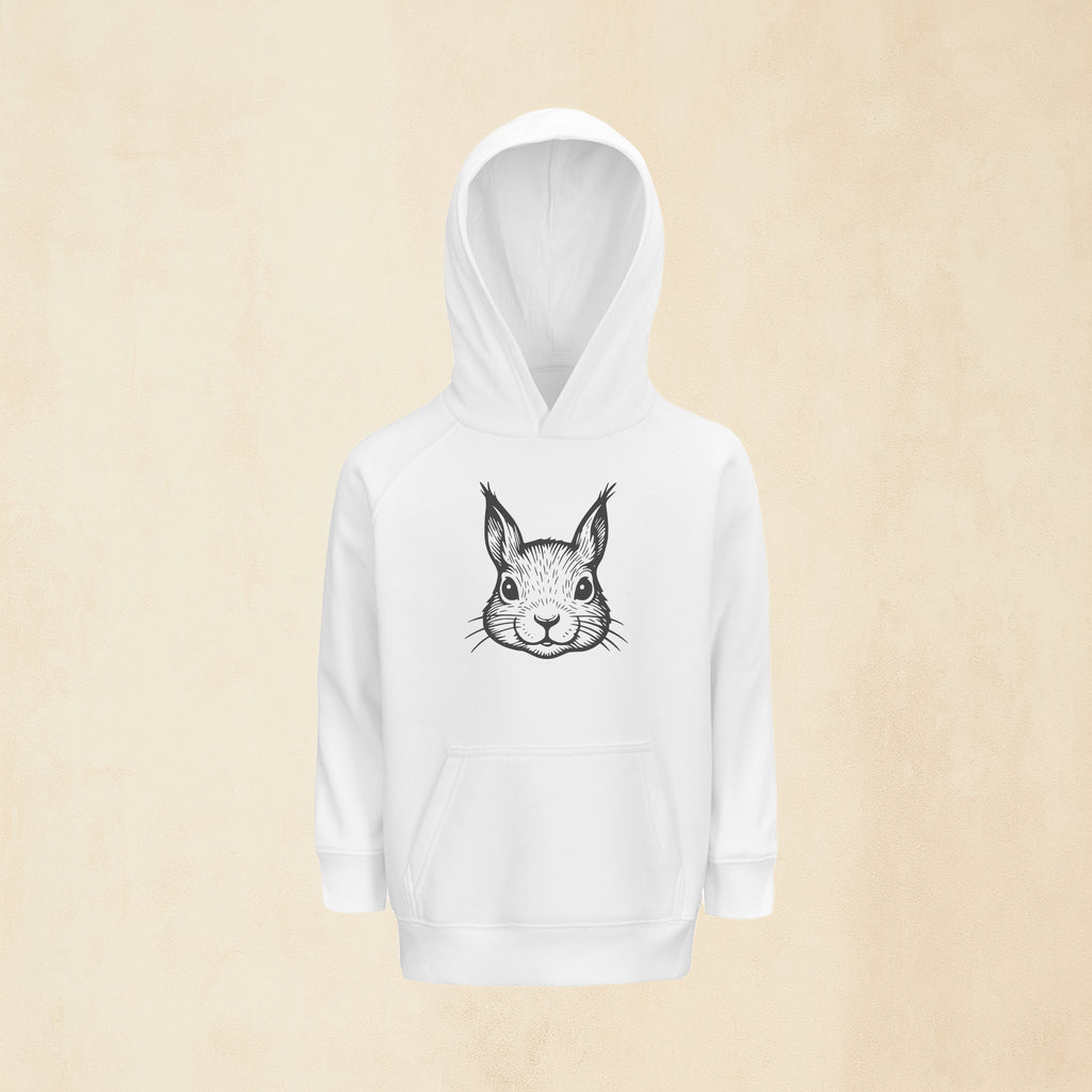 Hoodie med busig ekorre | Safari & Skog