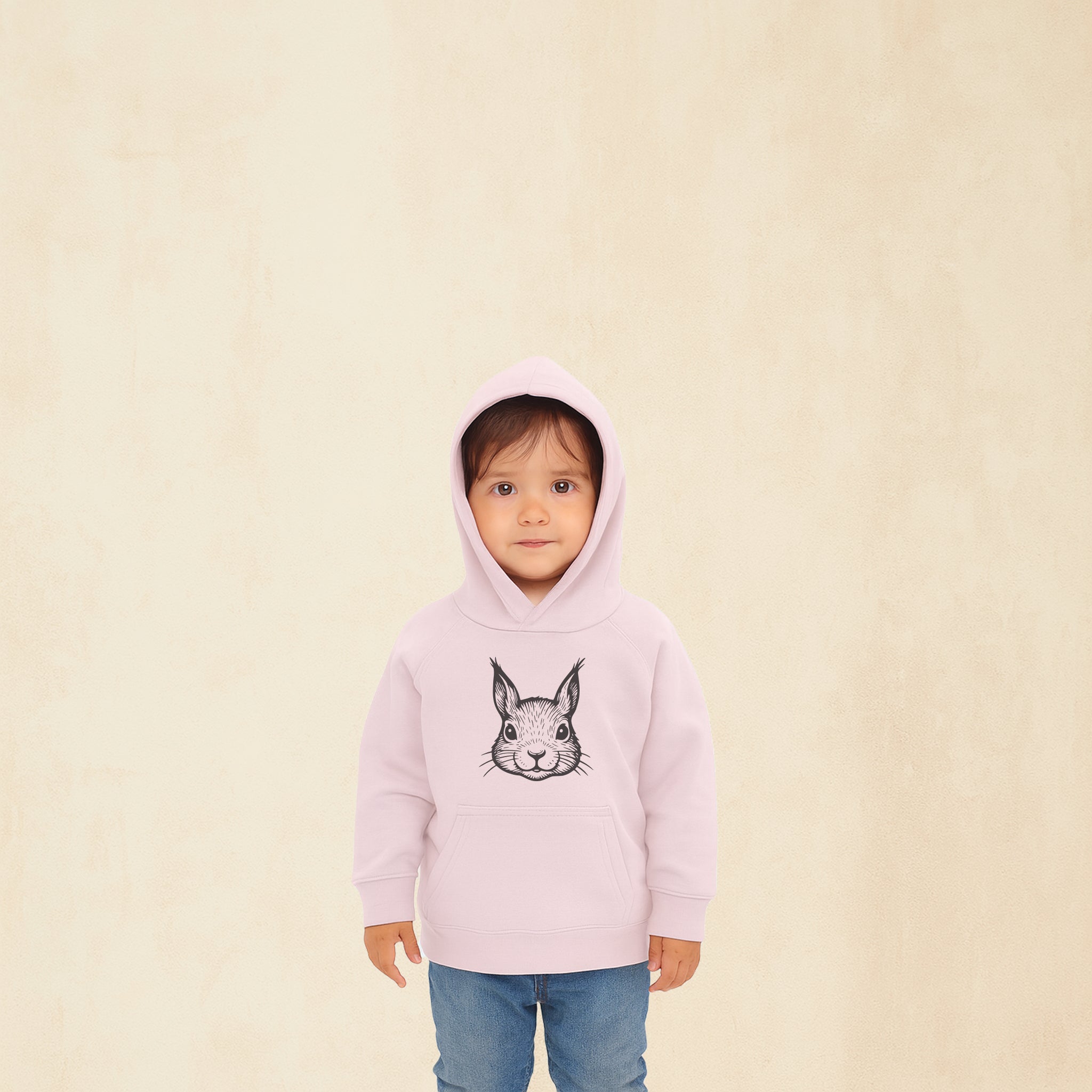 Hoodie med busig ekorre | Safari & Skog
