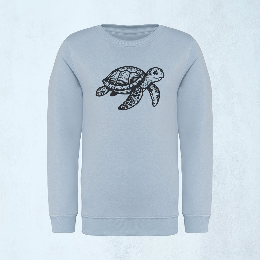 Premium sweatshirt med drömsk sköldpadda | Havet