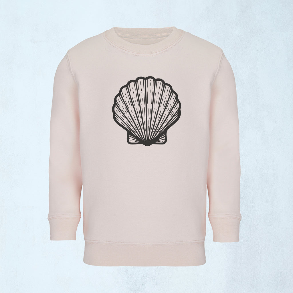 Sweatshirt med stilla snäcka | Havet
