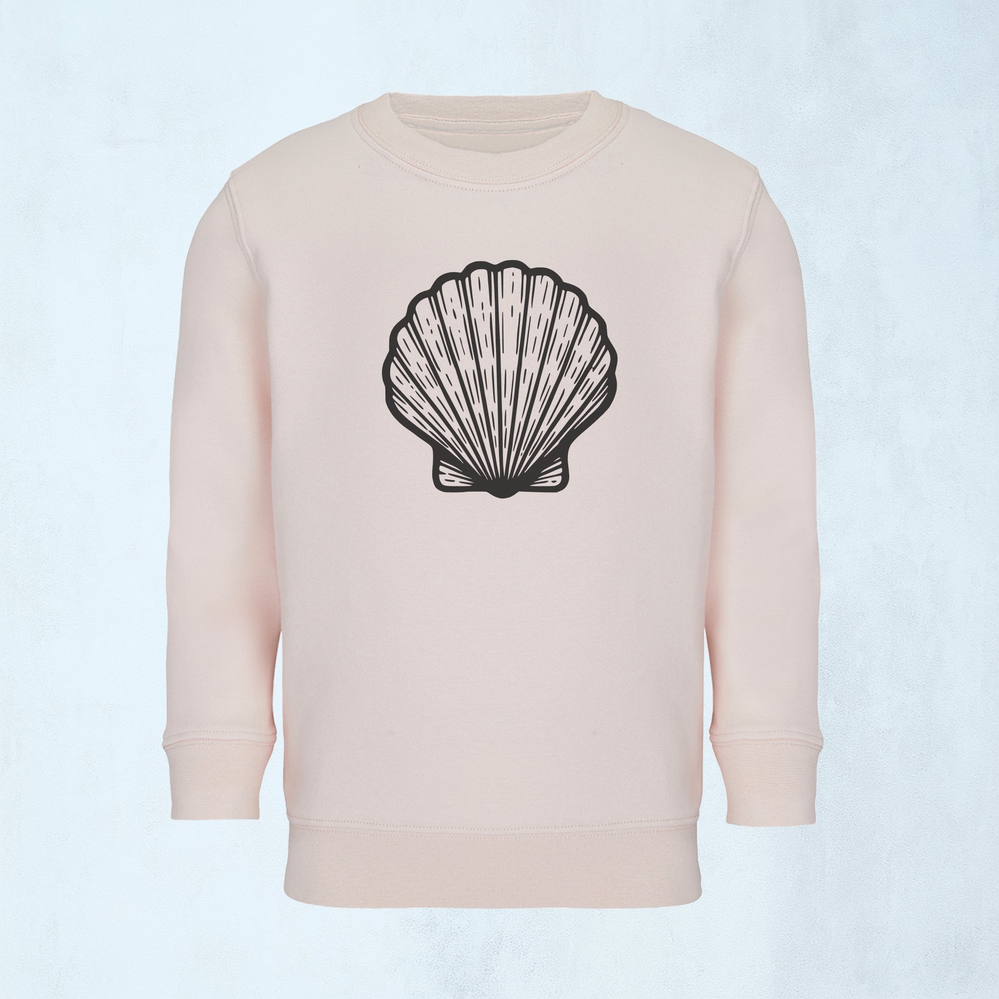 Sweatshirt med stilla snäcka | Havet