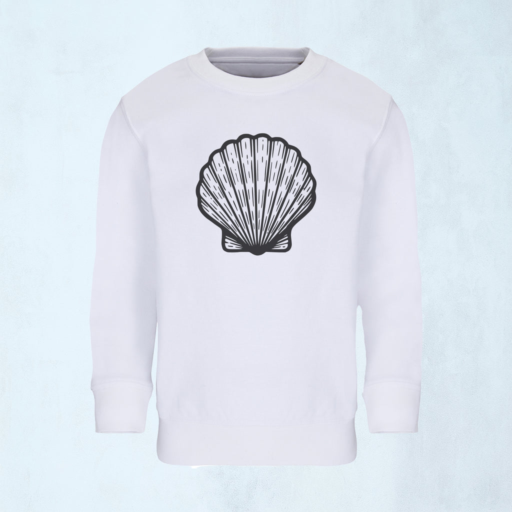 Sweatshirt med stilla snäcka | Havet