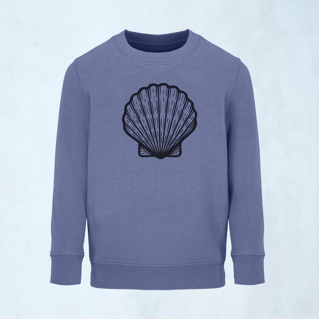 Sweatshirt med stilla snäcka | Havet