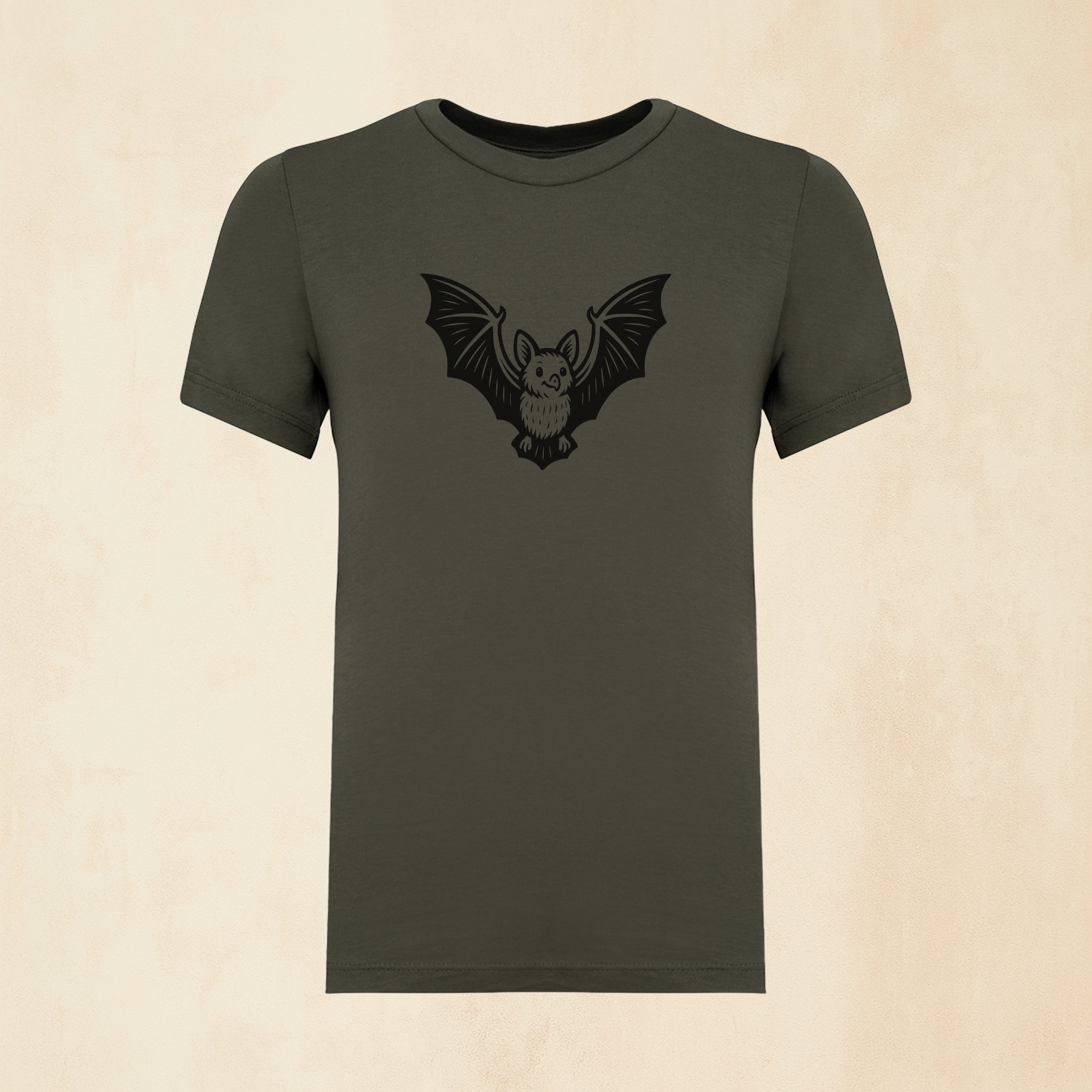 T-shirt med nattlig fladdermus | Safari & Skog