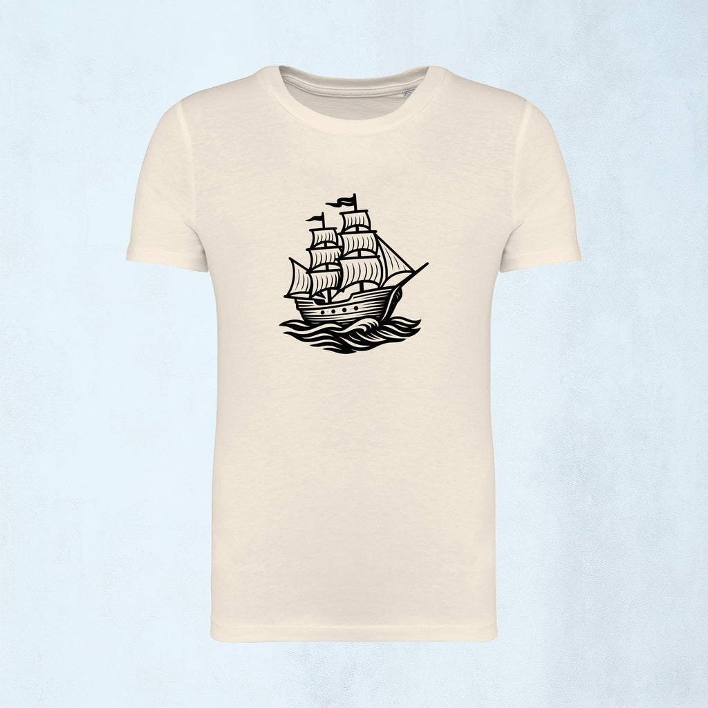 T-shirt med seglande skepp | Havet