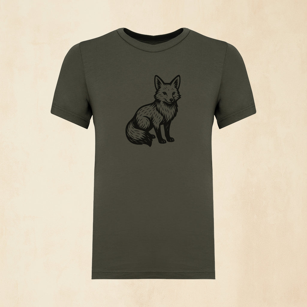 T-shirt med klok räv | Safari & Skog