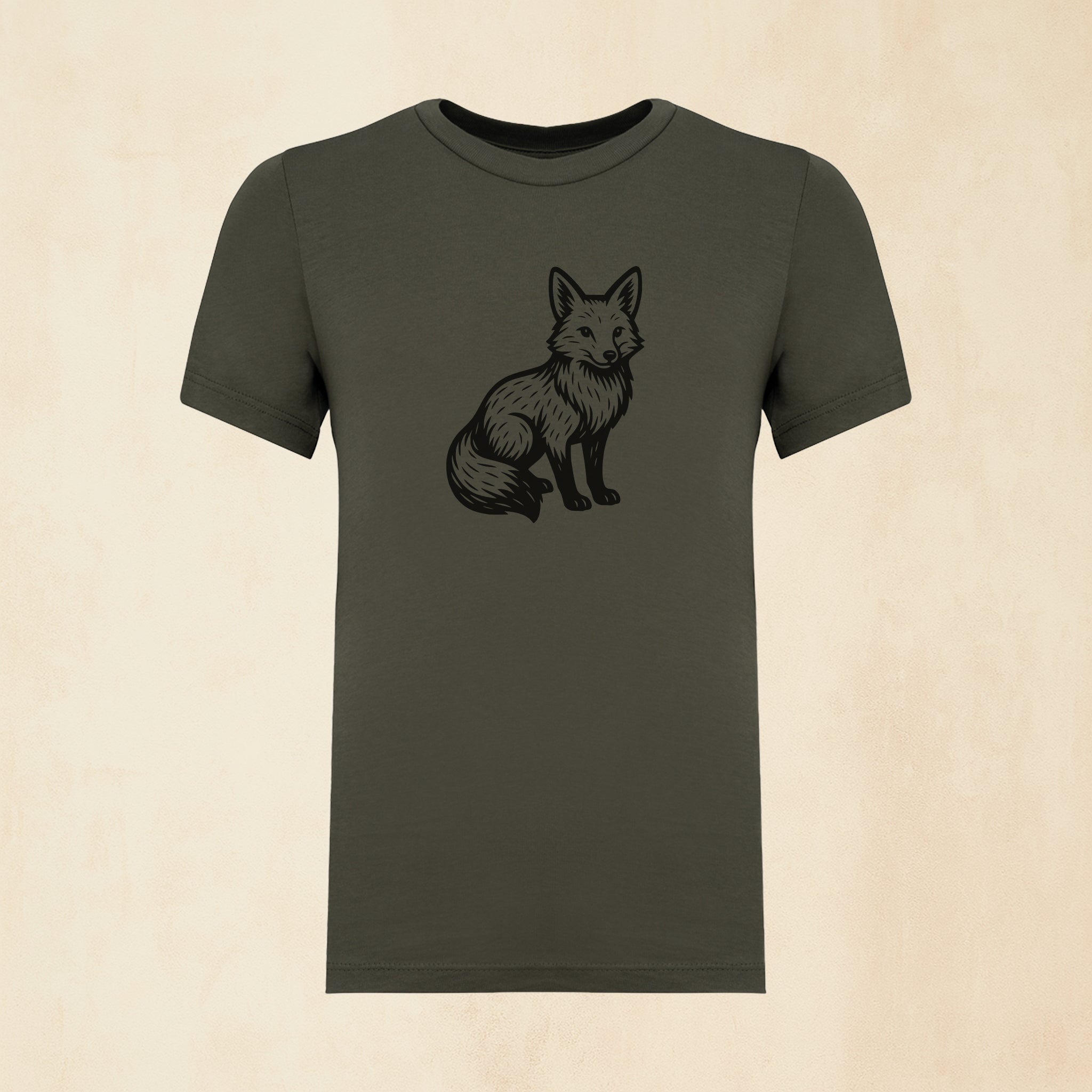 T-shirt med klok räv | Safari & Skog