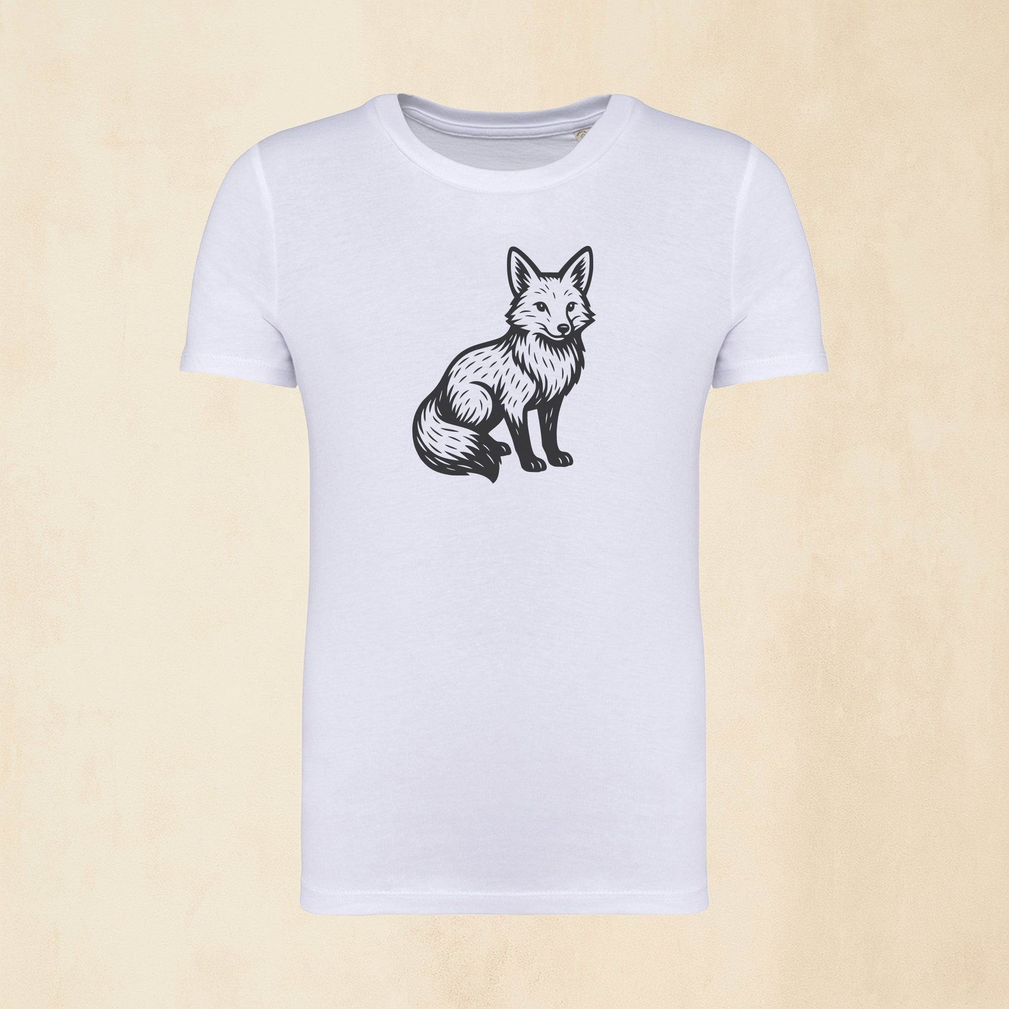 T-shirt med klok räv | Safari & Skog